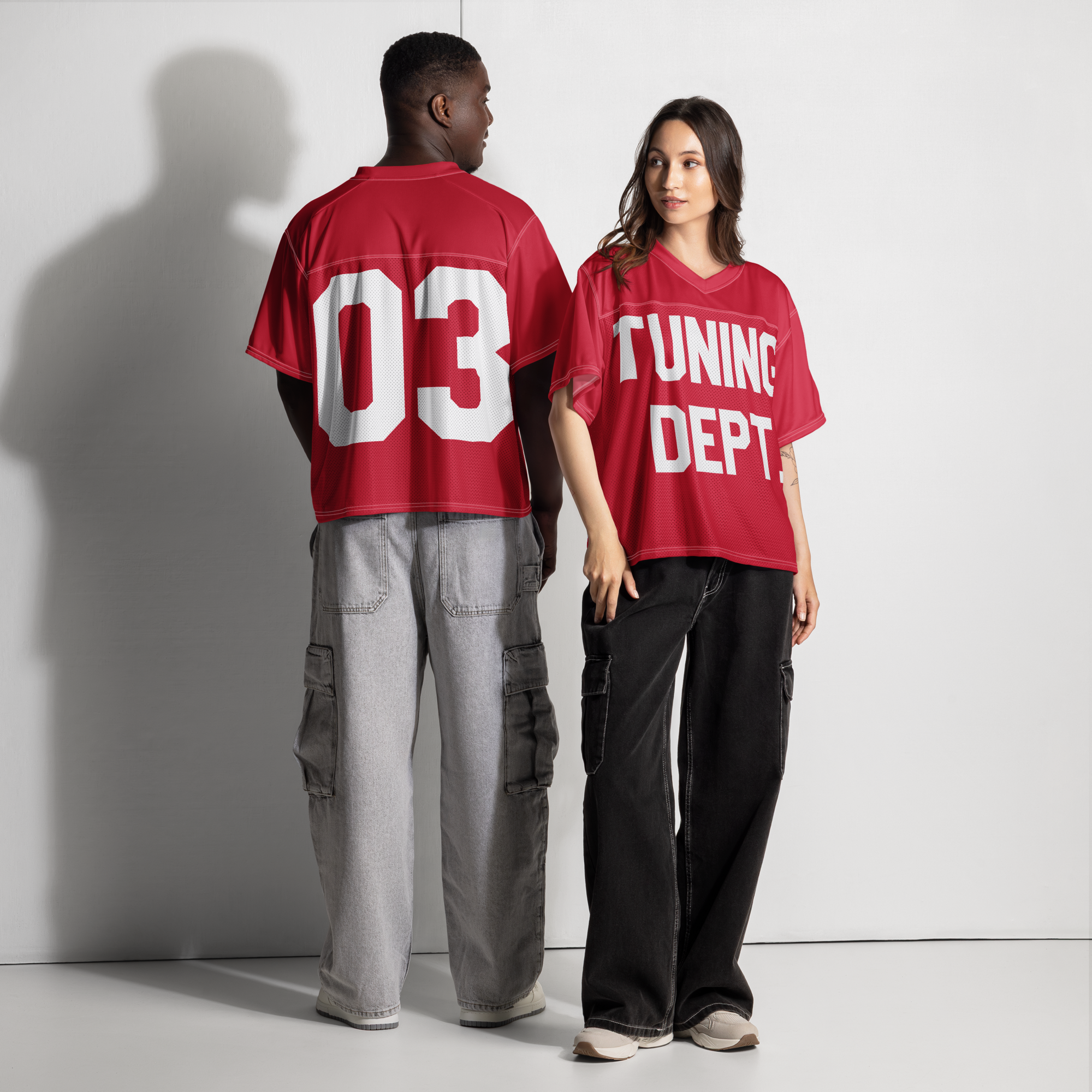 TUNING DEPT. 03 – Boxy Football Jersey (UNISEX)