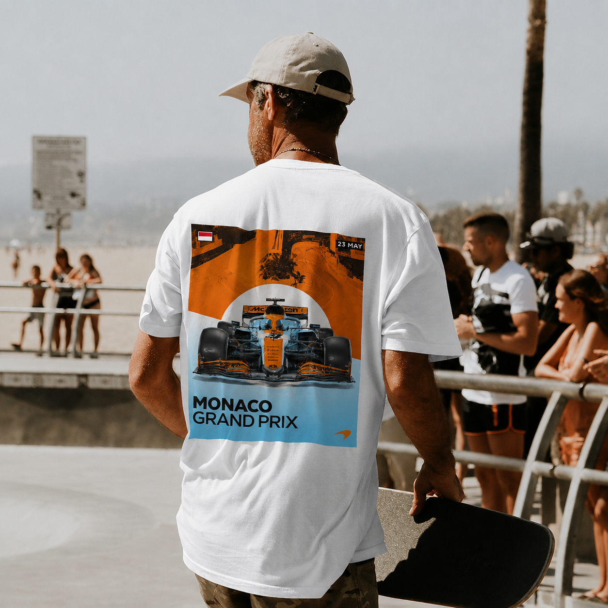 MONACO GP – Vintage Racing Oversized Tee (UNISEX)